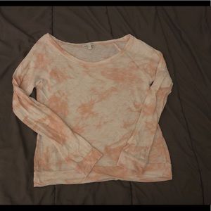Small Delia orange long sleeve top